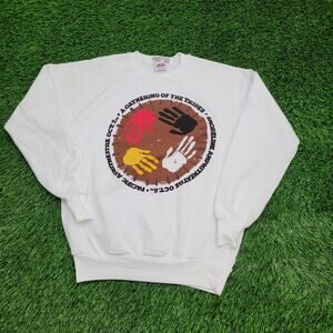 Vintage 90s Anvil Sweatshirt Womens Large 20x24 Amphitheatre